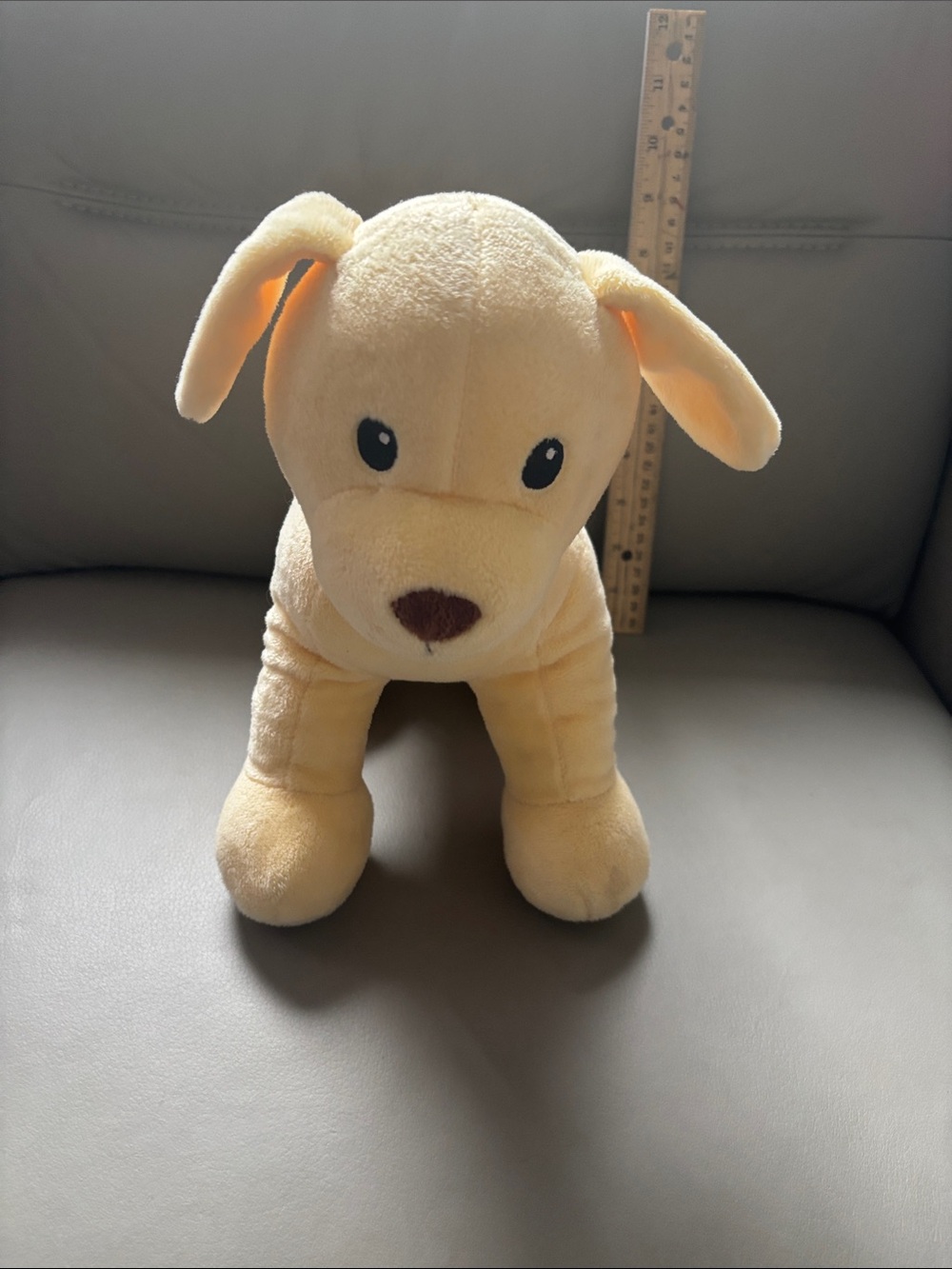 Melissa & Doug Soft Yellow Plush Puppy Dog Toy